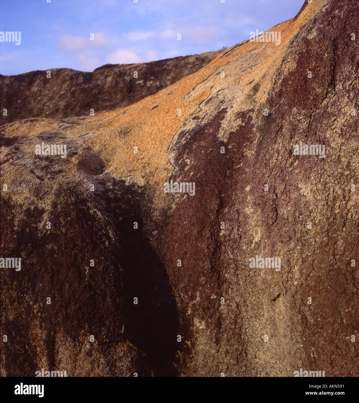 Exfoliation weathering granite Seychelles Stock Photo Alamy