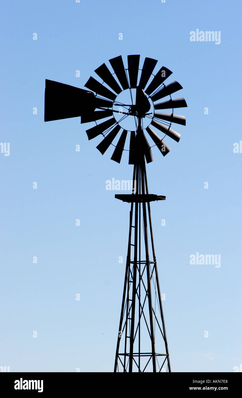 Windmill on a farm in Central Florida USA Stock Photo Alamy