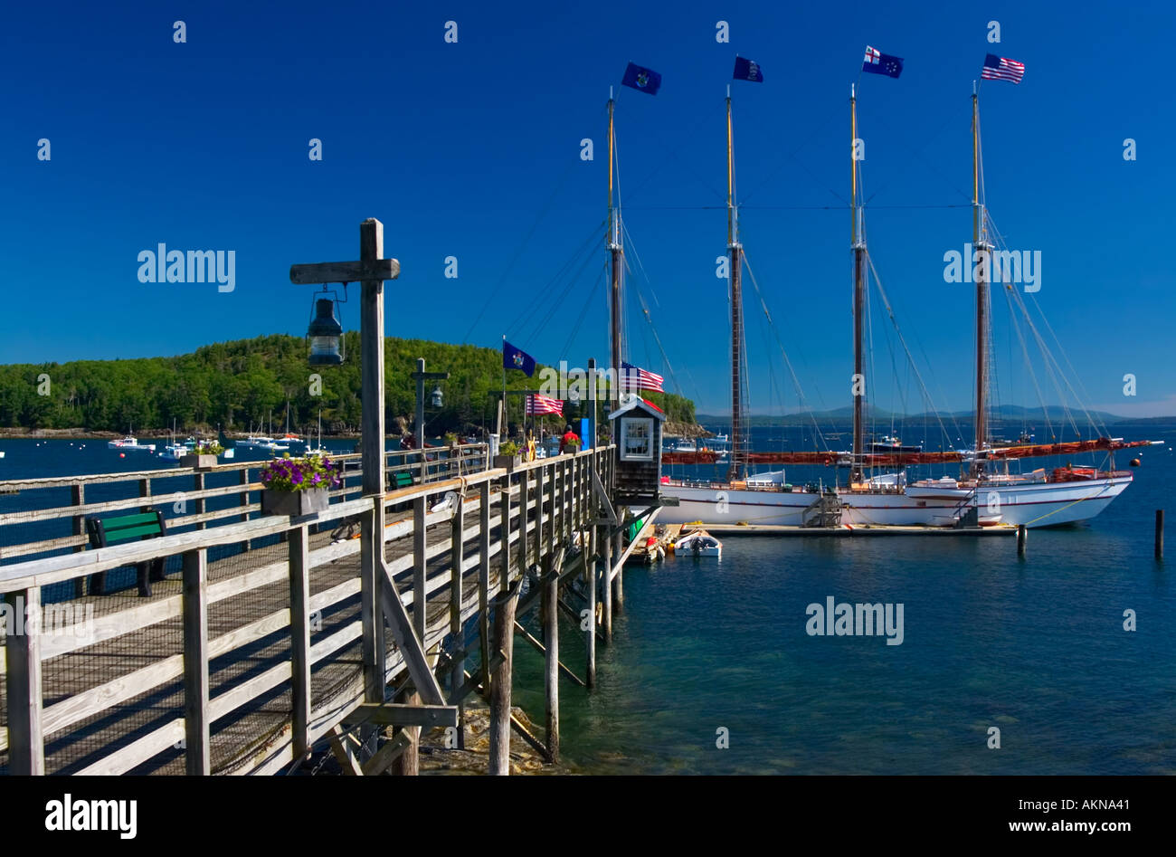 Bar Harbor, Mount Desert Island, Maine, United States Stock Photo Alamy