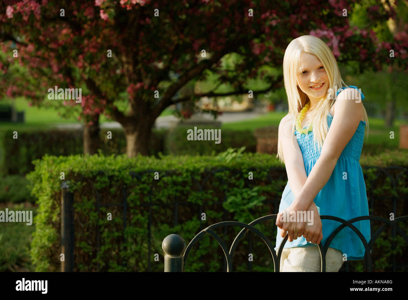Portrait pretty cheery girl hi-res stock photography and images - Alamy