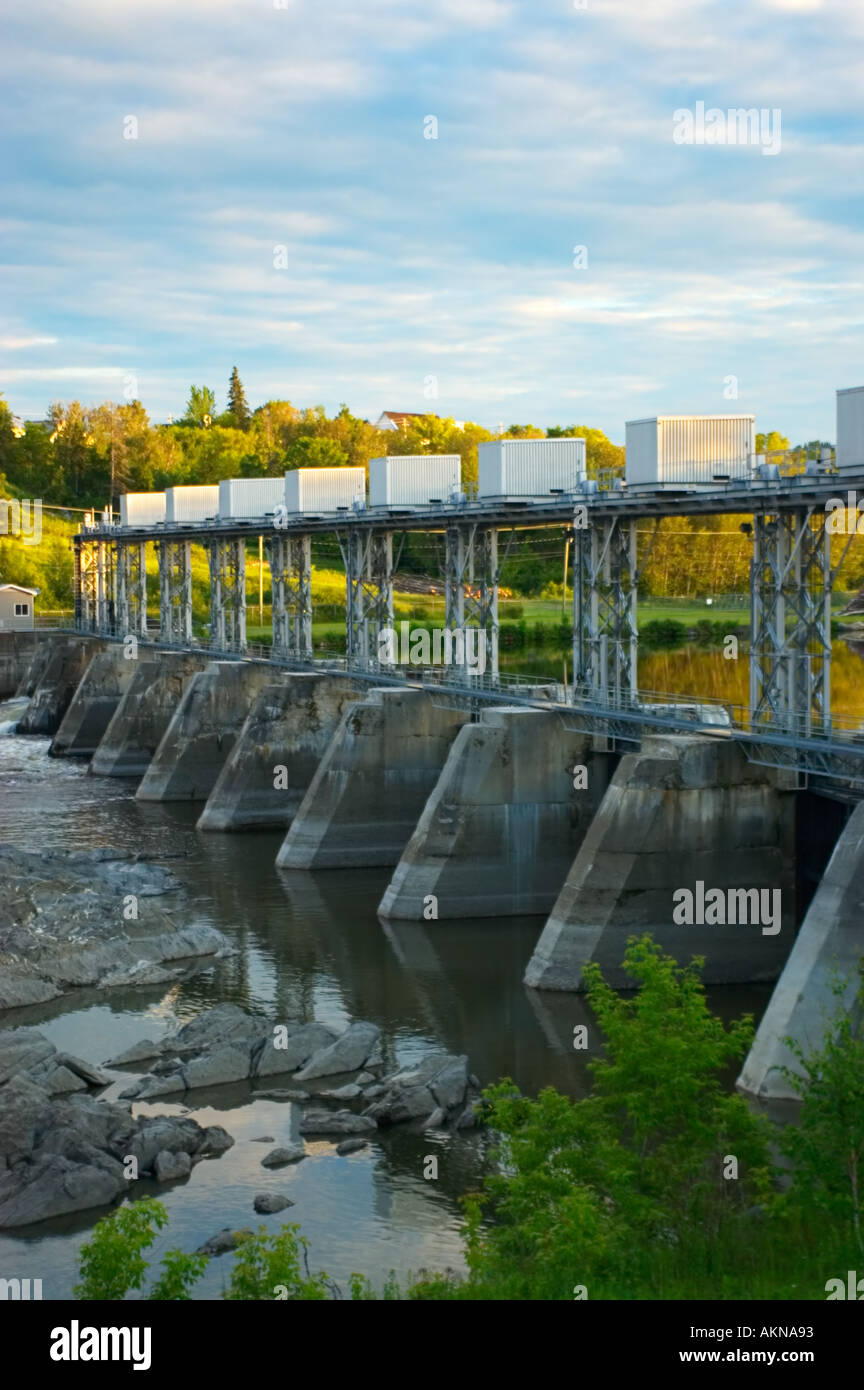 Grand Falls, New Brunswick, Canada Stock Photo Alamy