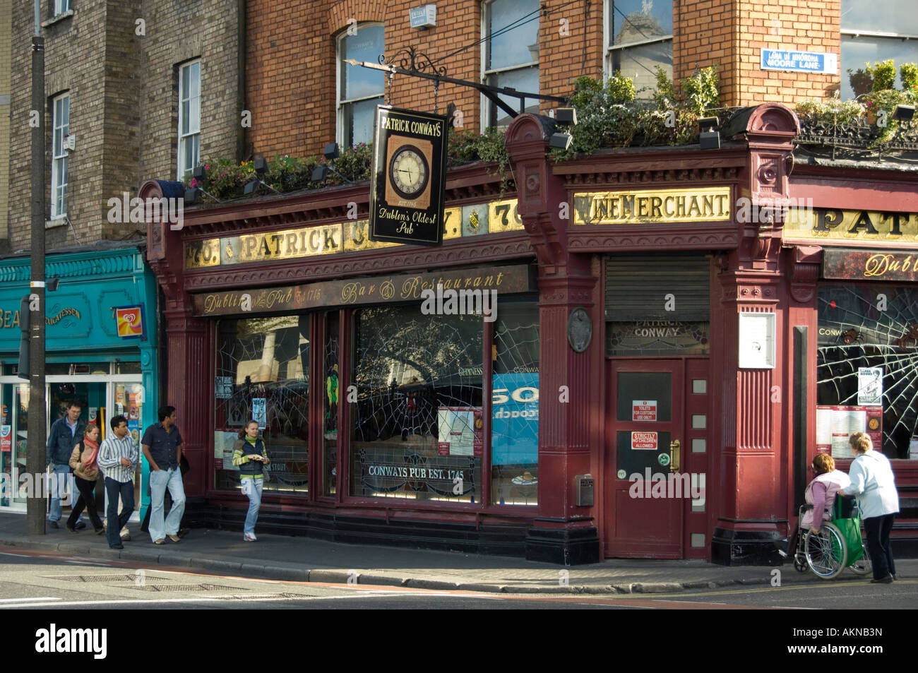 Conway's pub on Parnell Street, reputedly Dublin's oldest Dublin
