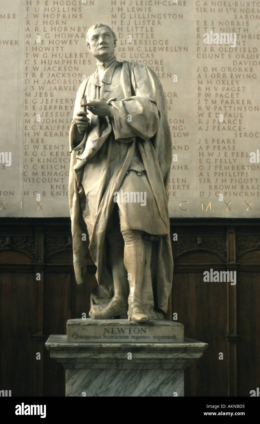 Statue of Isaac Newton Stock Photo