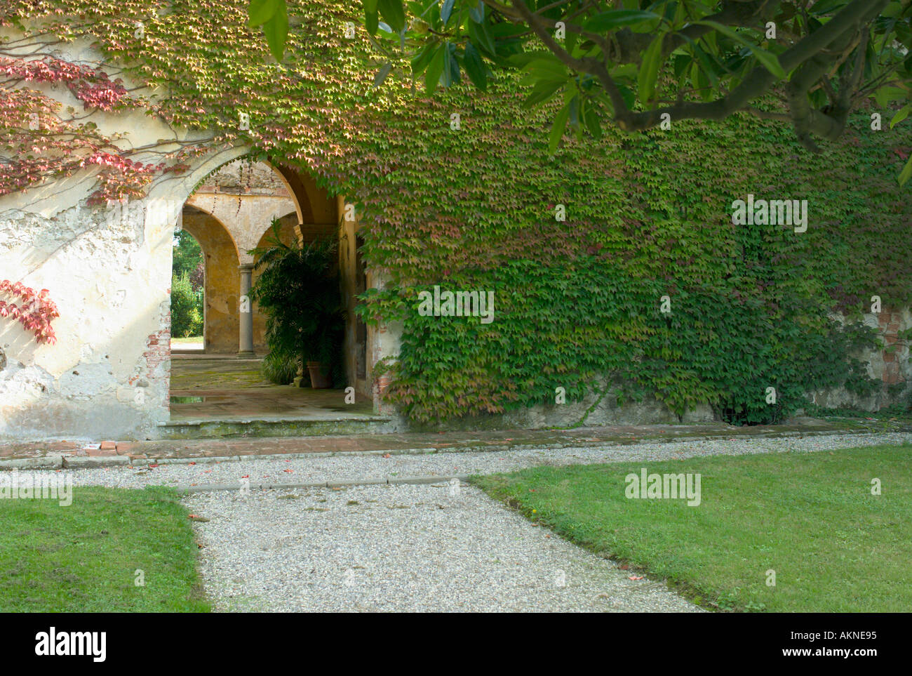 Villa Pecci Blunt Villa Reale at Marlia Lucca, tuscany,  Italy Stock Photo