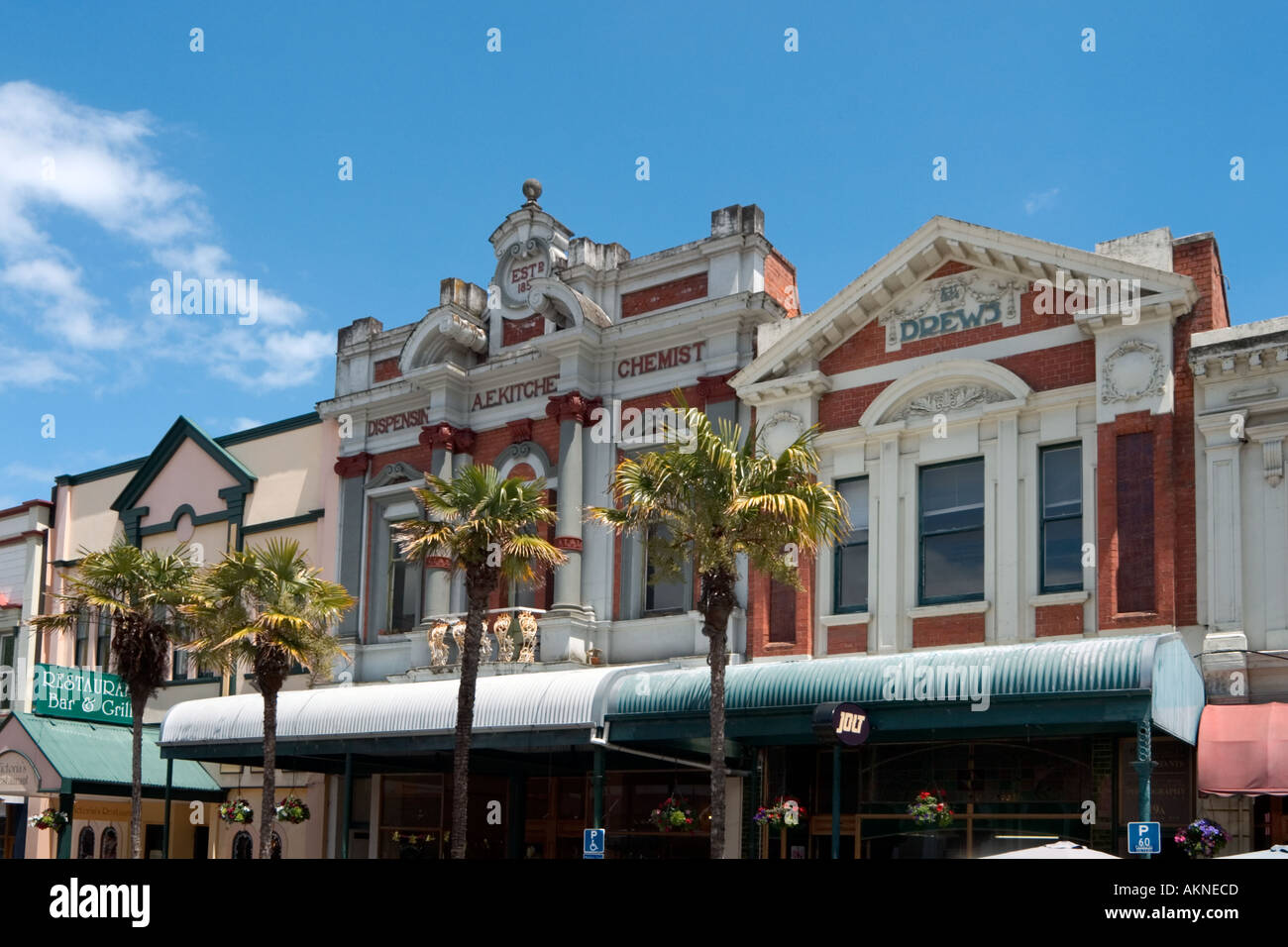 Historic buildings on Victoria Avenue in the town centre, Wanganui Stock Photo 2793164 Alamy