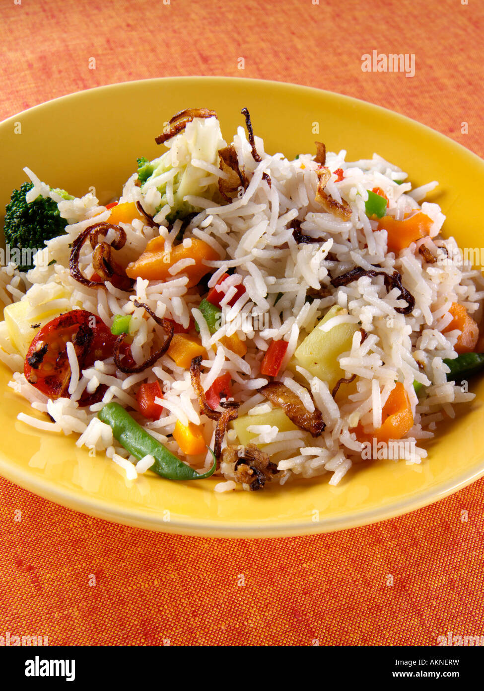 A plate of Kashmiri vegetable rice editorial food Stock Photo Alamy