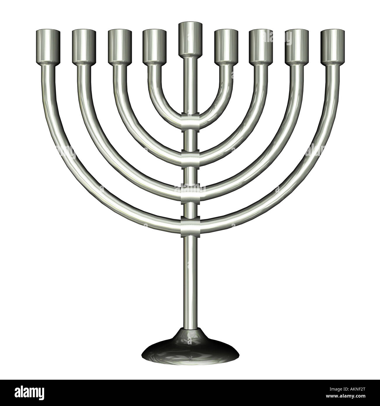 Illustration of a menorah Stock Photo Alamy