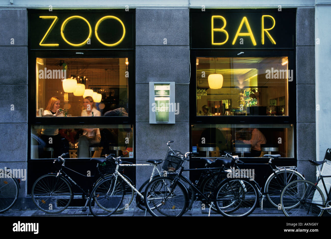 Denmark, Zealand, Copenhagen, Zoo bar Stock Photo Alamy