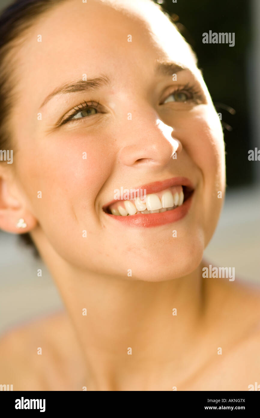 Portrait of brunette girl Stock Photo