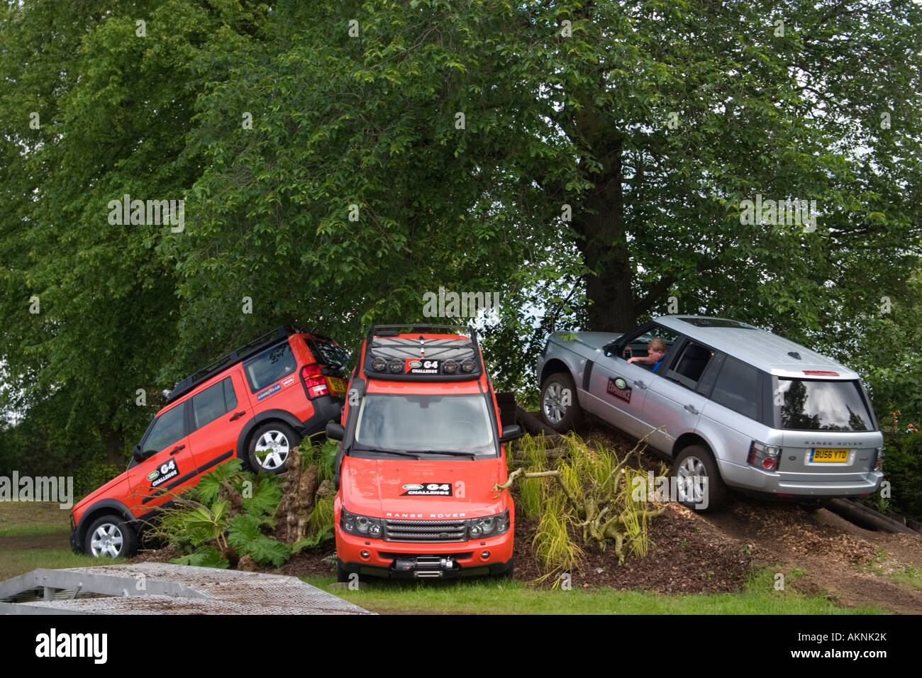 Edinburgh Range Rover Range Rover's on display during the Royal Highland show at Ingilston ...