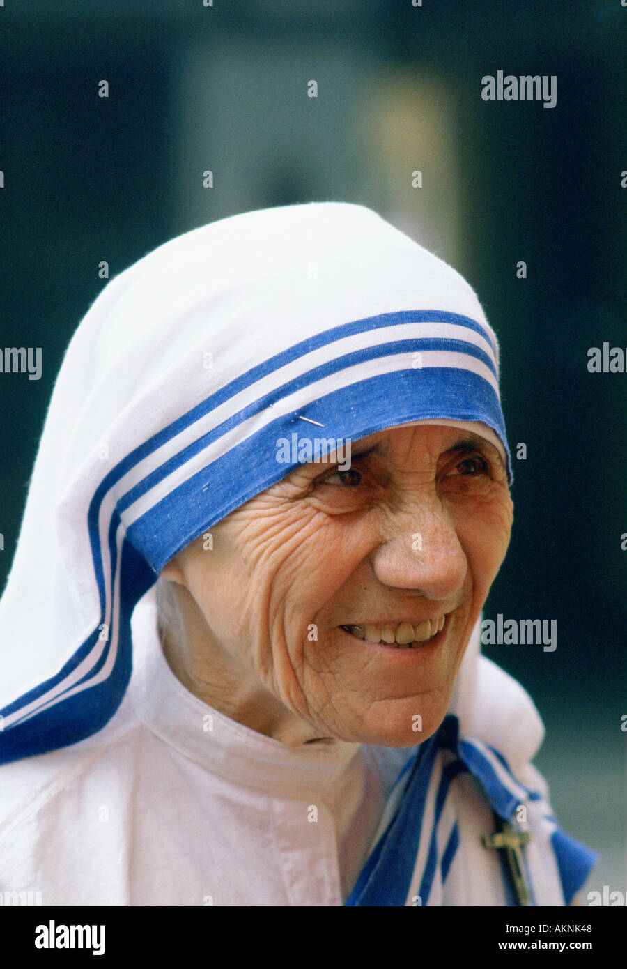 Mother Teresa of Calcutta India Stock Photo