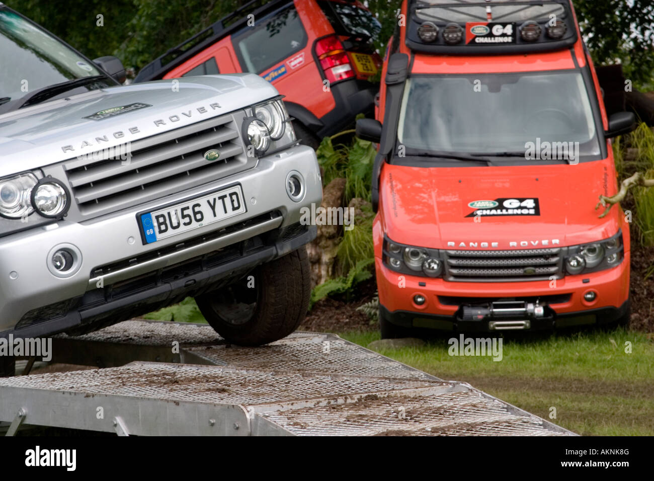Edinburgh Range Rover Range Rover on display during the Royal Highland show at Ingilston ...