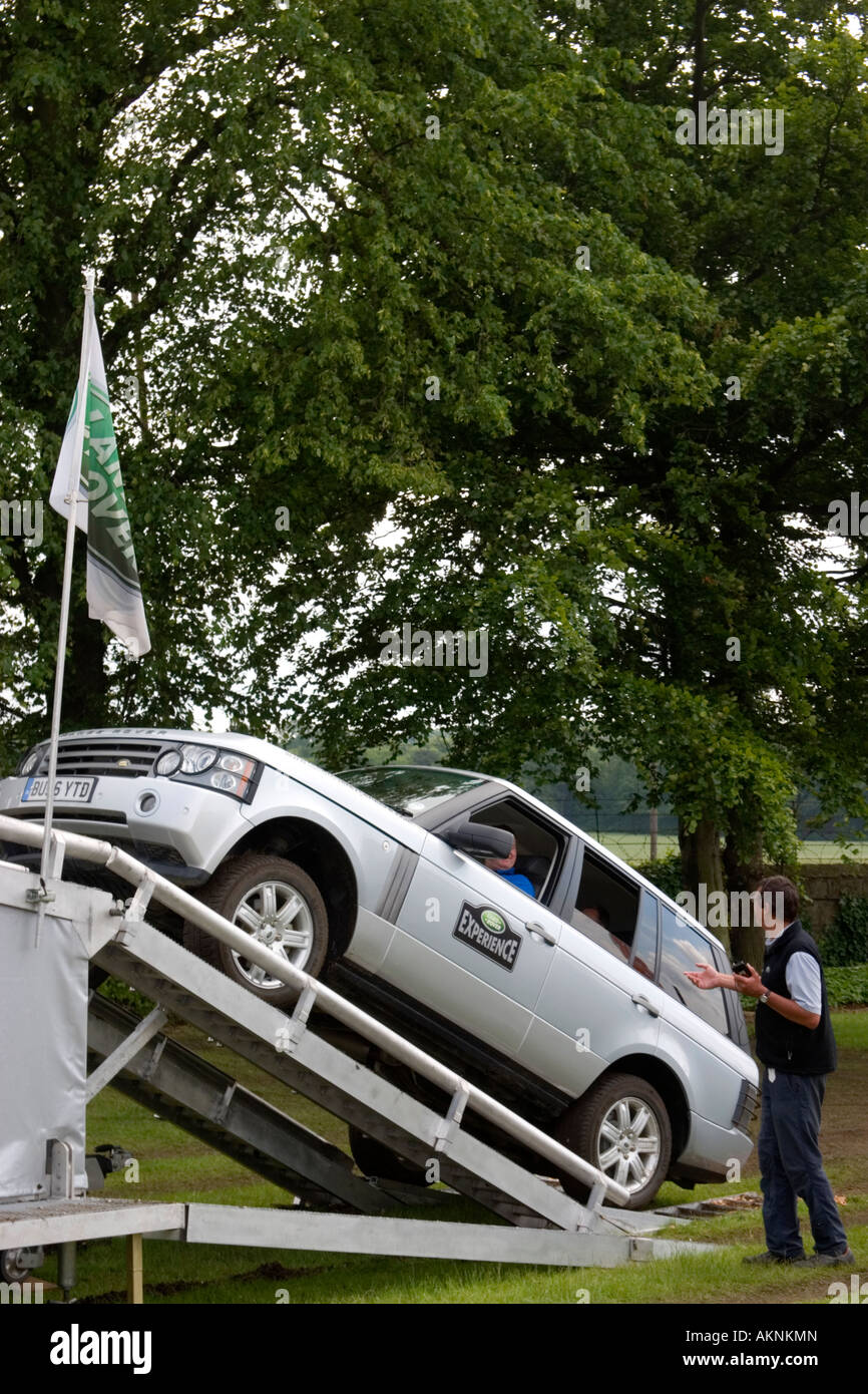 Edinburgh Range Rover Range Rover on display during the Royal Highland show at Ingilston ...