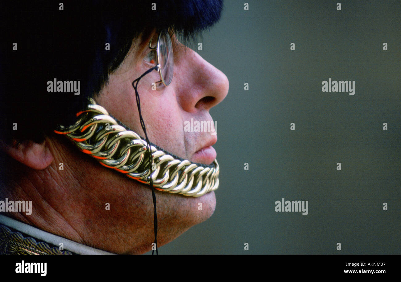 bearskin hat chin strap