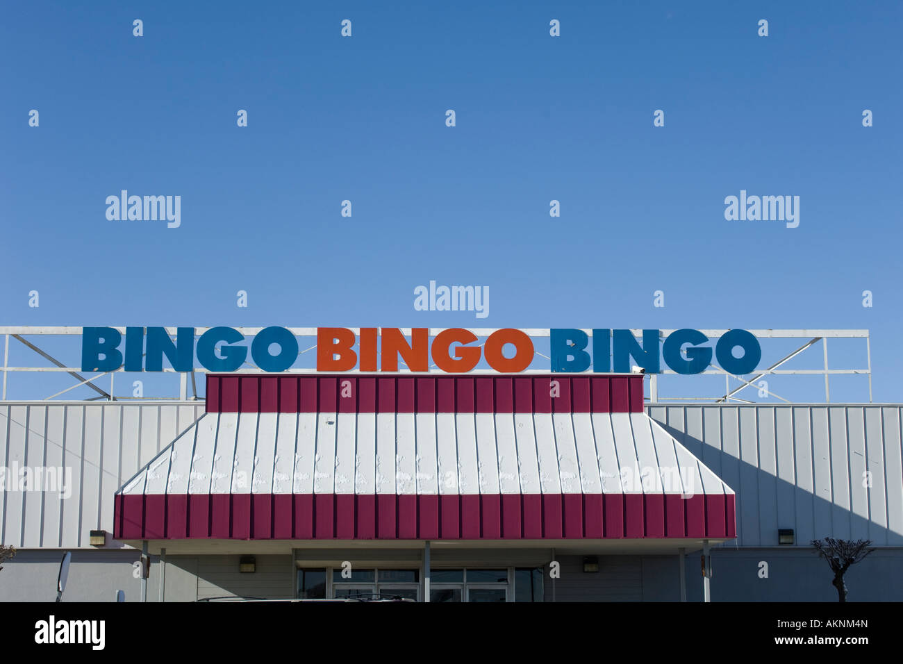 Bingo hall in Burton Michigan USA Stock Photo Alamy