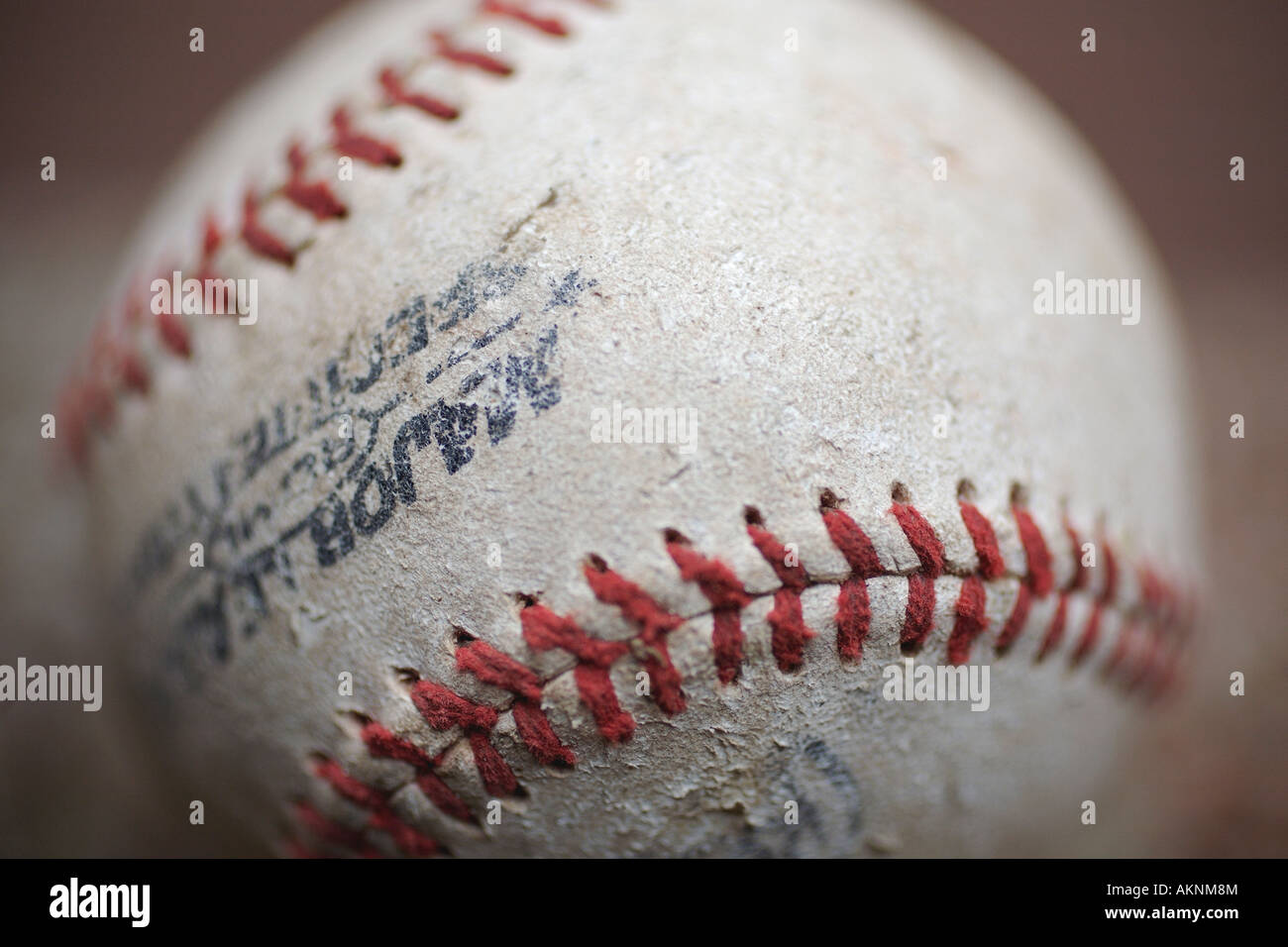 Baseball in close up Stock Photo