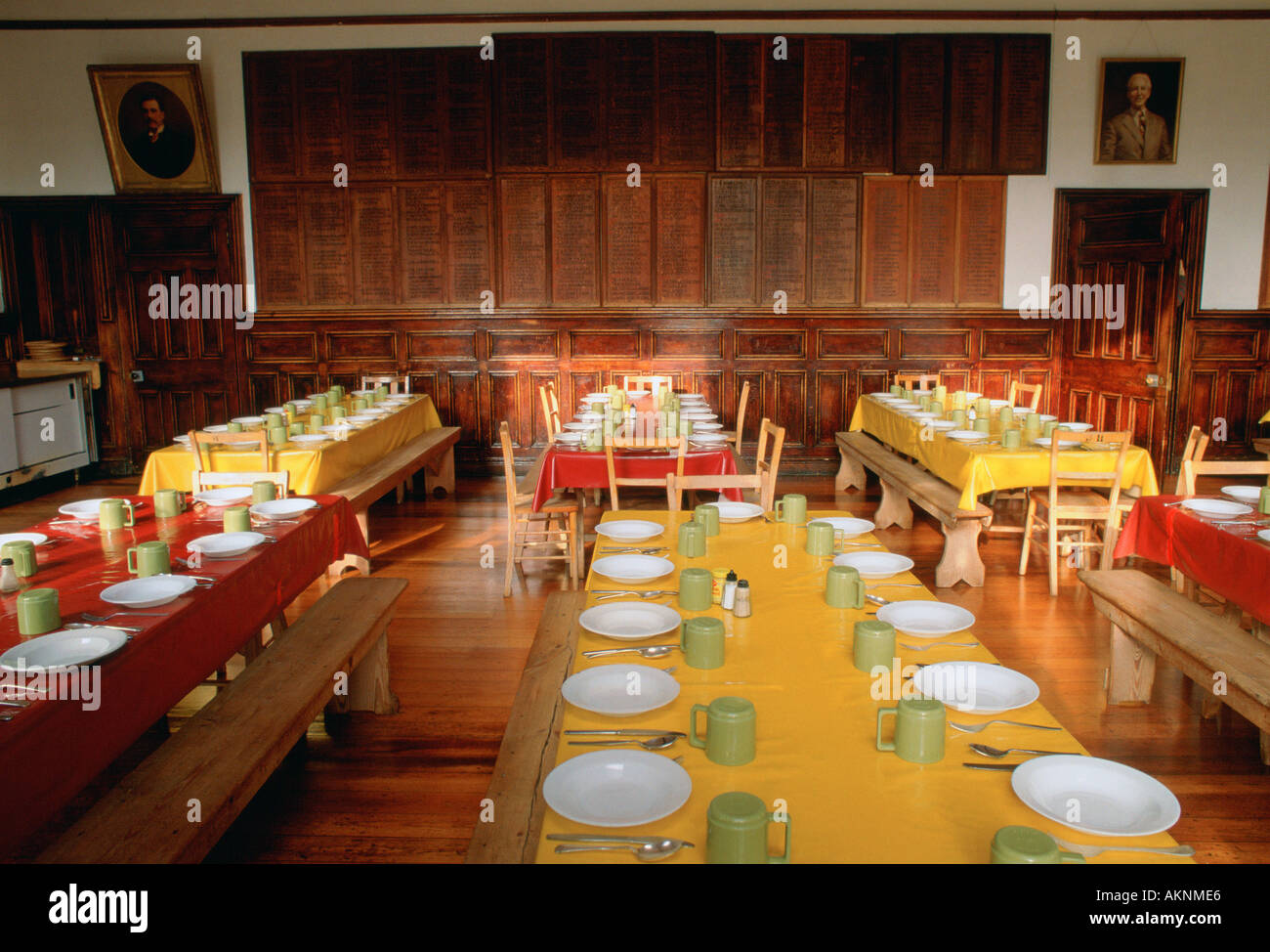 Dining Room At Ludgrove Boarding School For Boys In