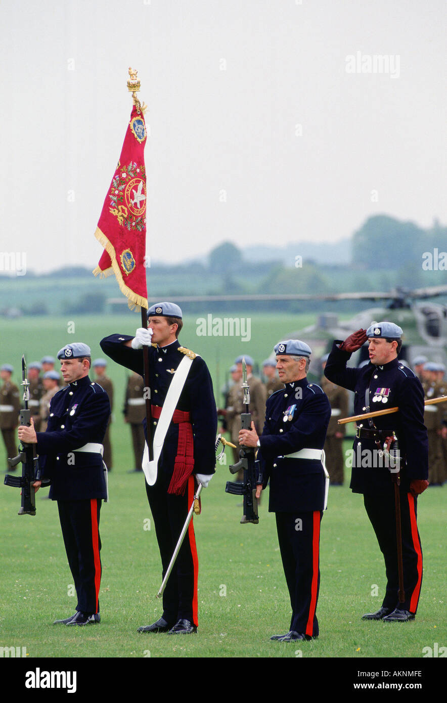 The Parachute Regiment 2nd battalion Regimental colours flag.