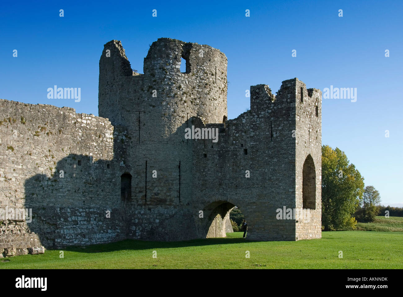 The ruins of Ireland's largest castle, Trim castle, County Meath