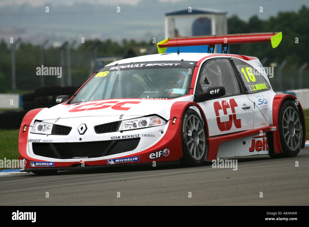 Renault Megane at Donington Park Stock Photo