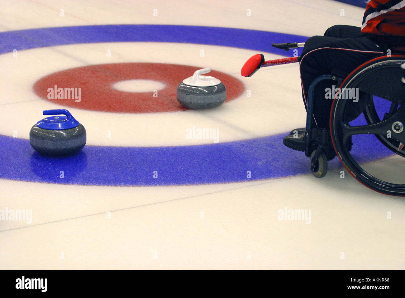 World wheelchair curling championships Braehead Glasgow Stock Photo Alamy