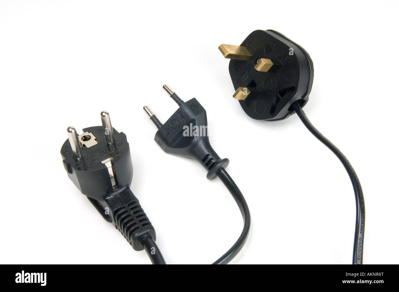 Three pronged plug Cut Out Stock Images & Pictures Alamy