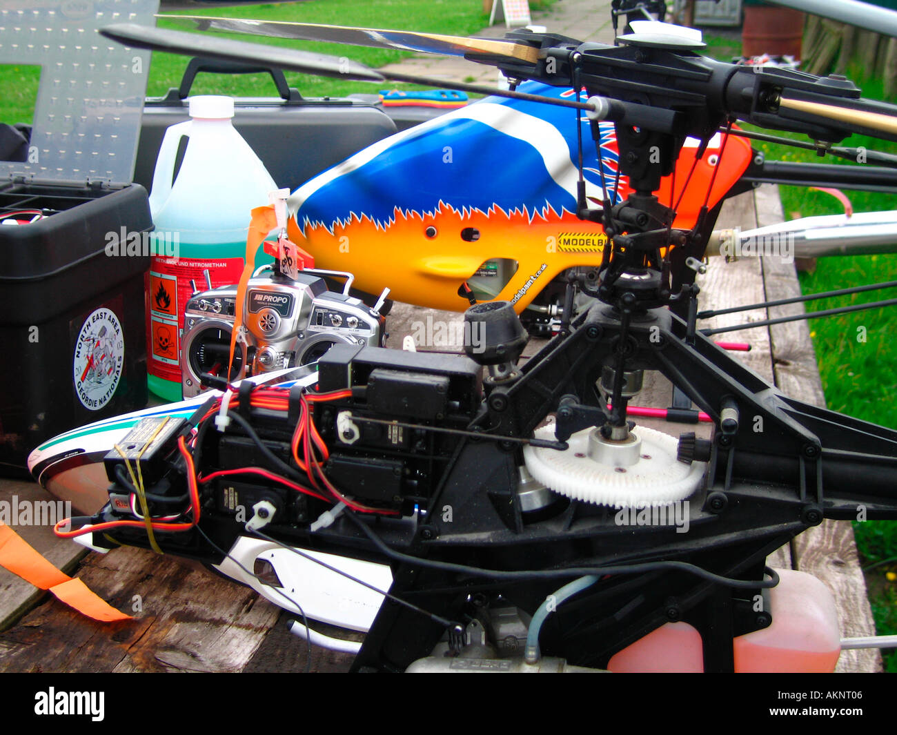Radio controlled model helicopters Stock Photo Alamy