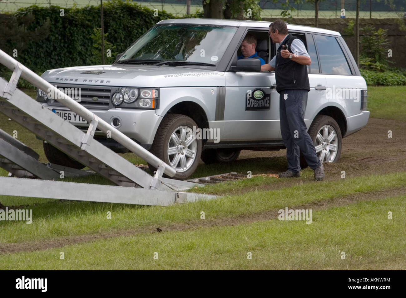 Edinburgh Range Rover Range Rover on display during the Royal Highland show at Ingilston ...