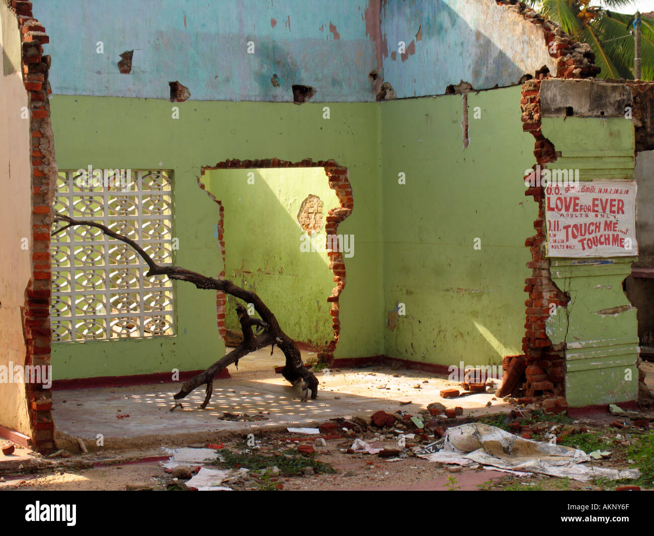Sri lanka tsunami damage map
