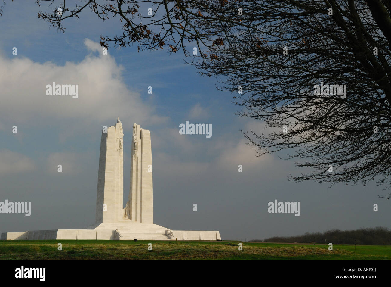 Vimy Ridge Monument, Canadian war memorial, France Stock Photo - Alamy