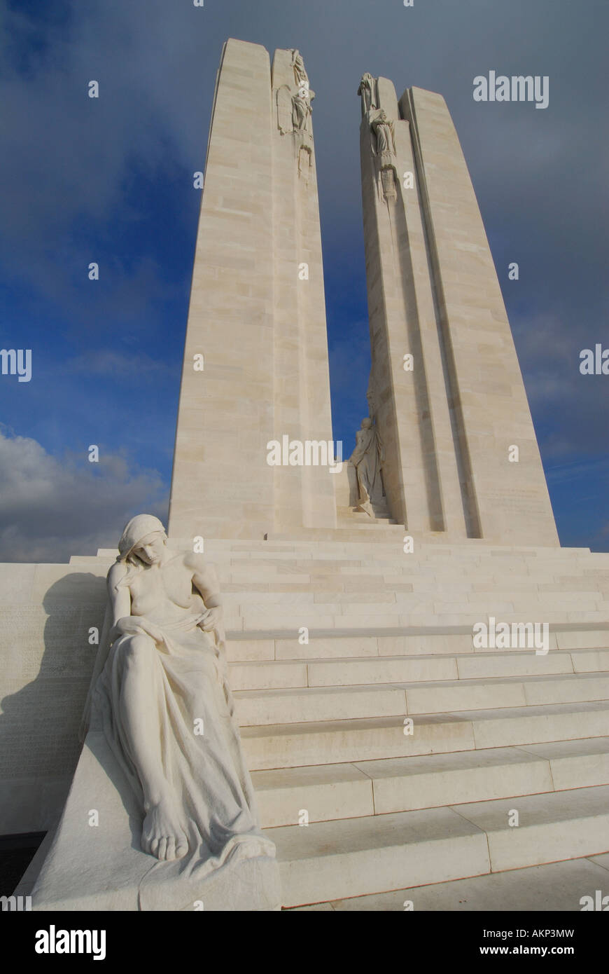 Vimy Ridge Monument, Canadian war memorial, France Stock Photo - Alamy