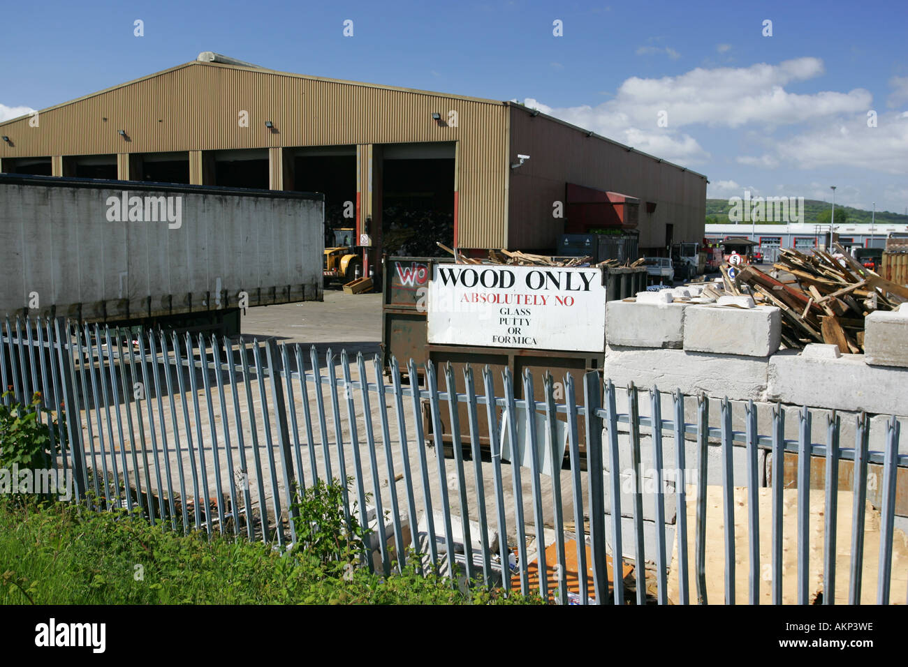 Civic amenity recycling centre council dump waste disposal services