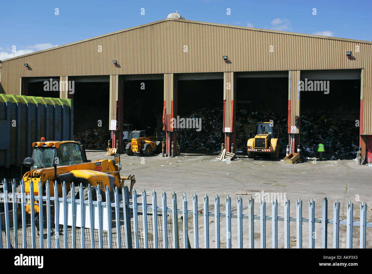 Civic amenity recycling centre council dump waste disposal services