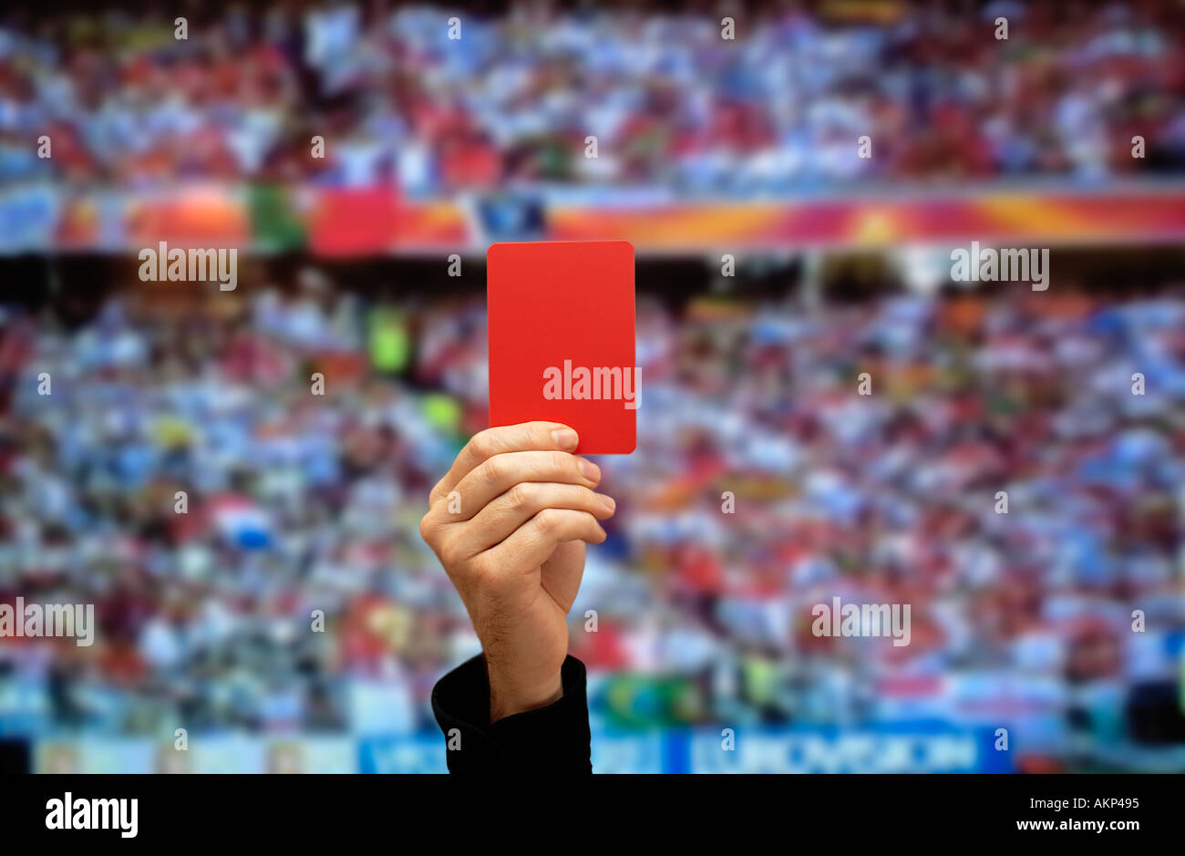 Red card referee hires stock photography and images Alamy