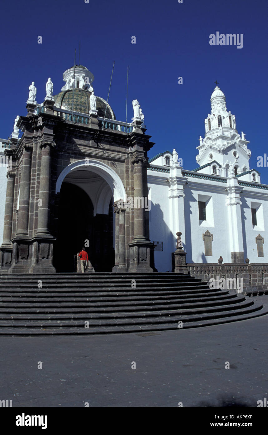 Cathedral in the Old Town, Quito, Ecuador Stock Photo
