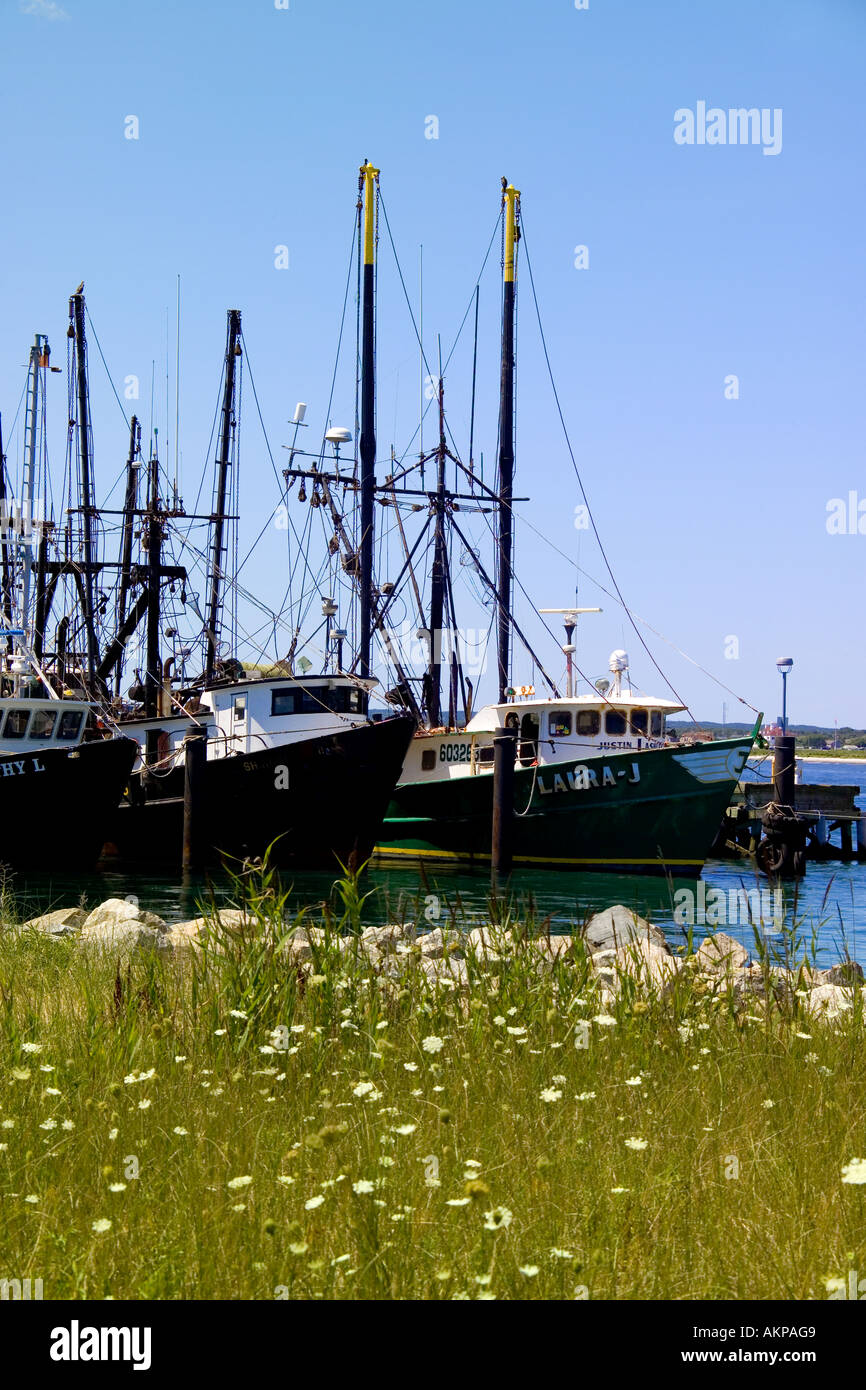 Fishing boat in Long Island, New York Stock Photo Alamy