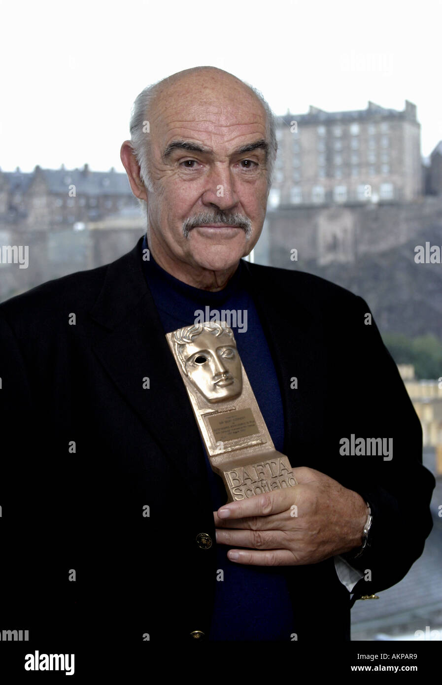 Sir Sean Connery in Edinburgh for his lifetime achievement award from Bafta Scotland Stock Photo