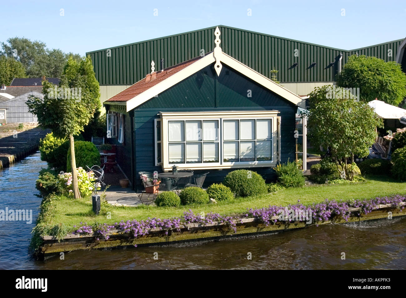 Canal House near Amstelveen Netherlands Holland Stock Photo Alamy