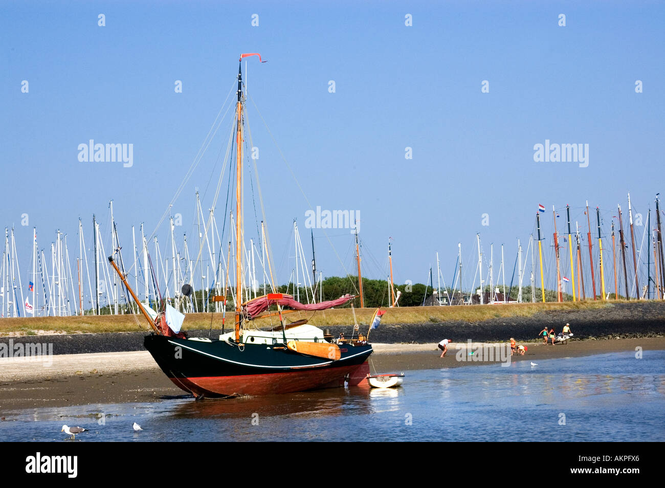 Waddenzee Wad Sea ebb tide flood ebb and flow Vlieland Sailng boat sail