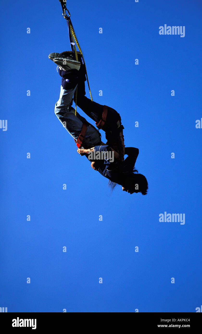 Queenstown bungy jumping Stock Photo Alamy