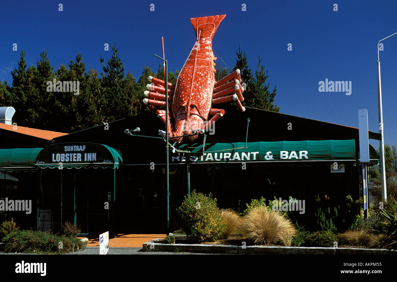 Kaikoura crayfish restaurant Stock Photo Alamy