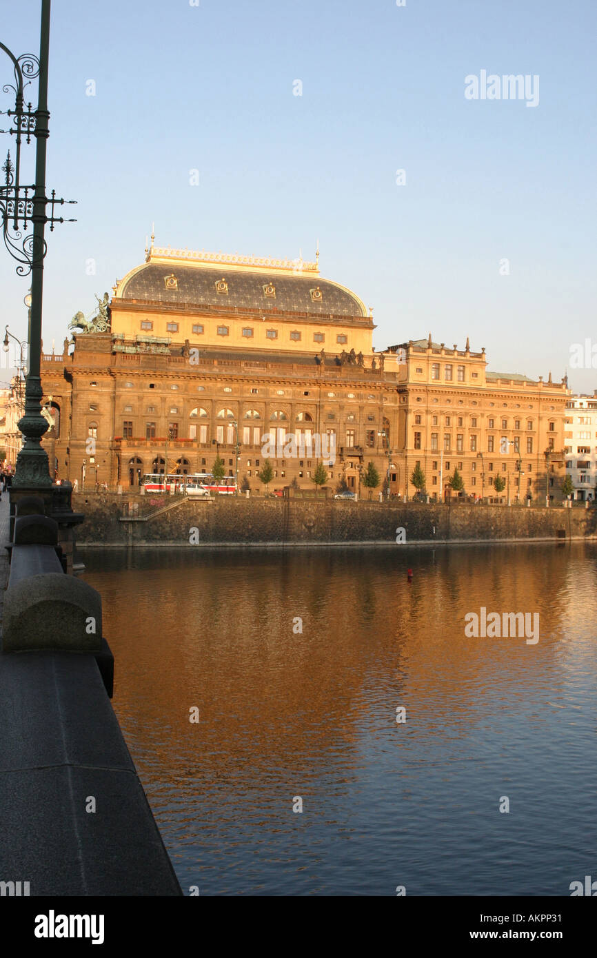 National Theatre in Prague Czech Republic Stock Photo - Alamy