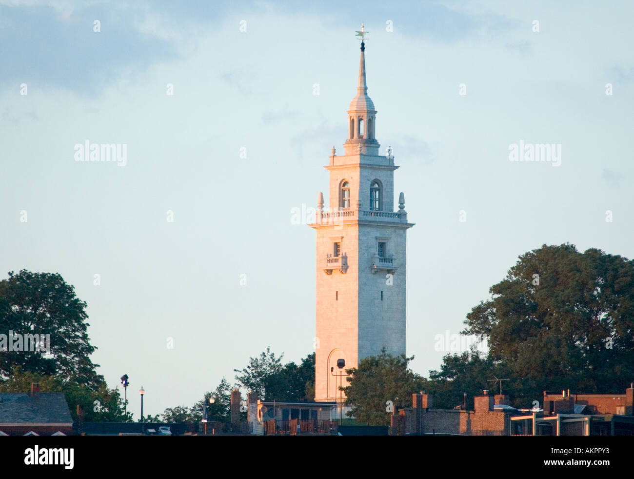 Dorchester Heights in South Boston, Massachusetts Stock Photo