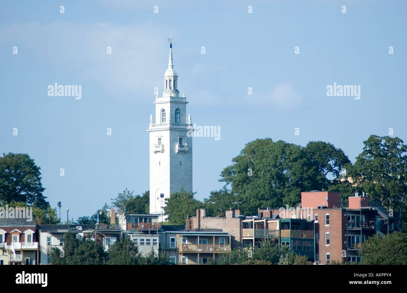 Dorchester Heights in South Boston, Massachusetts Stock Photo