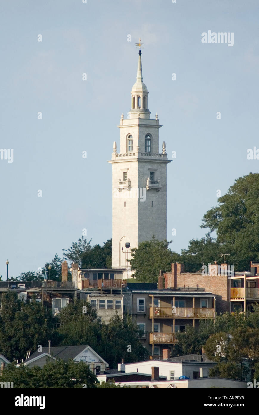 Dorchester Heights in South Boston, Massachusetts Stock Photo