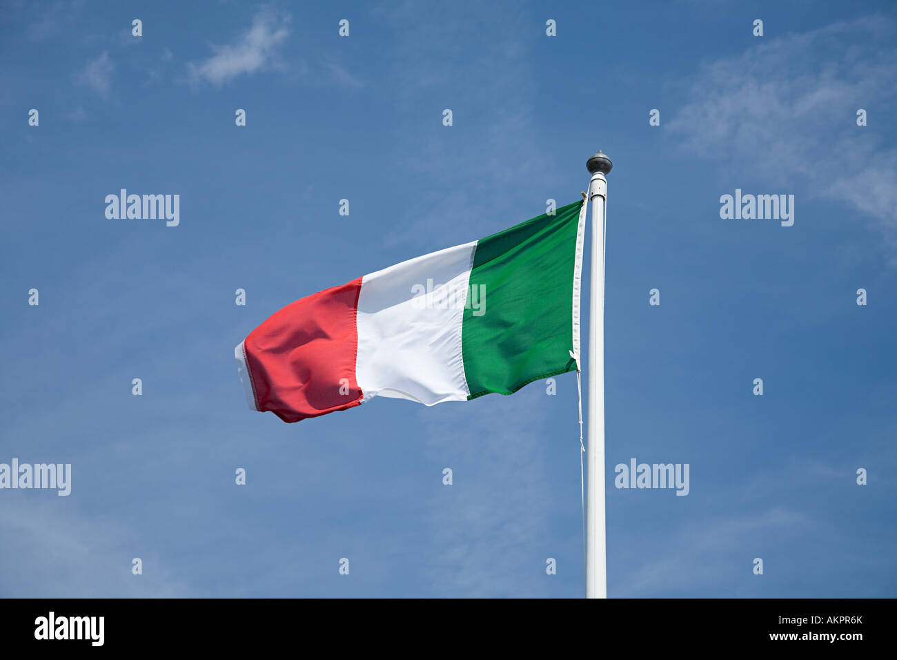 Italian flag Stock Photo