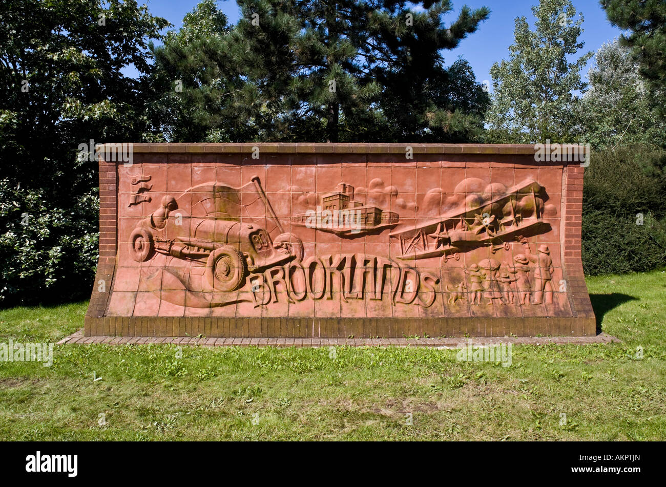 Brooklands Museum of British Motorsport and Aviation Stock Photo