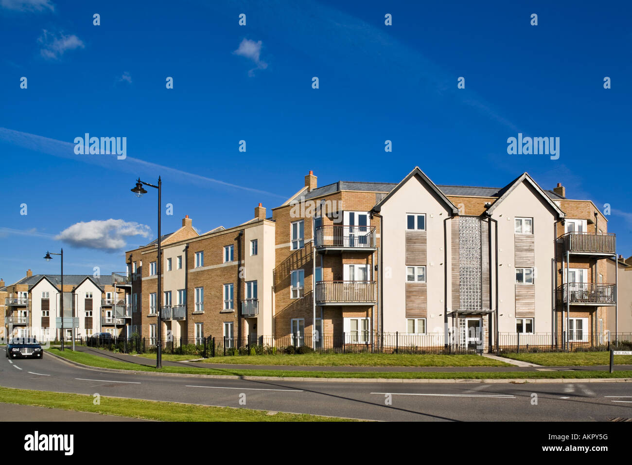 Housing at Cambourne Village Cambridgeshire Stock Photo