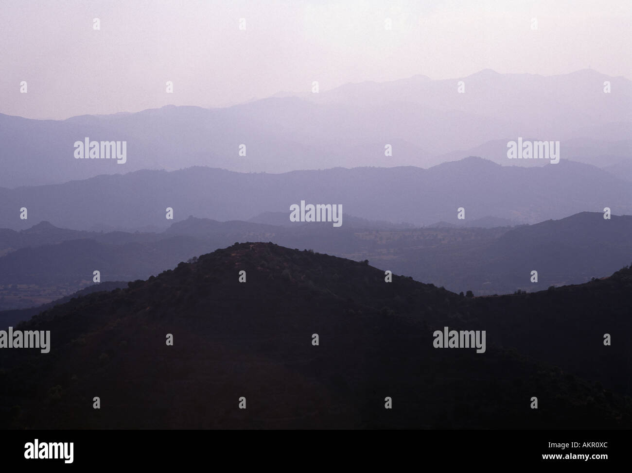 Troodos Mountains Cyprus Stock Photo