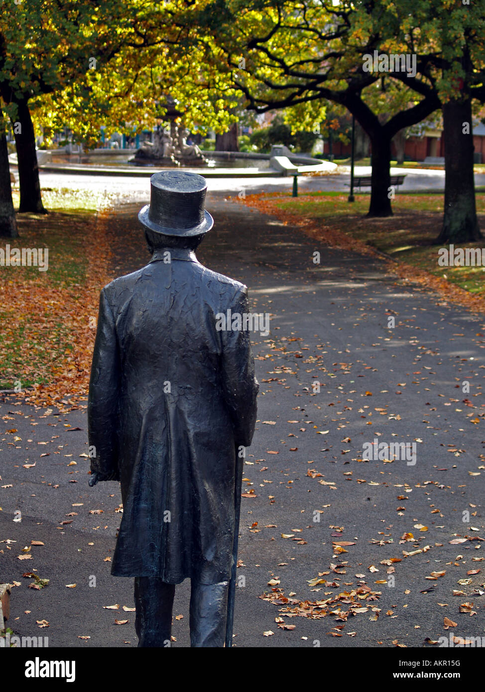 Statue Launceston Tasmania Stock Photo Alamy